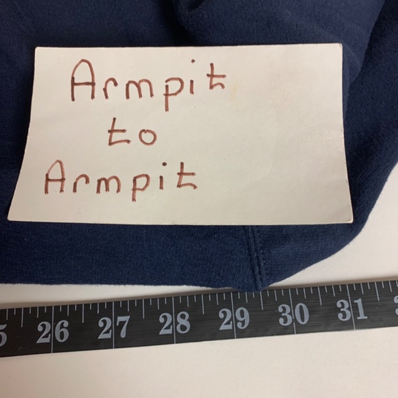 Athleta pullover top with zipper navy cropped utility sporty relaxed size XL - Picture 6 of 8